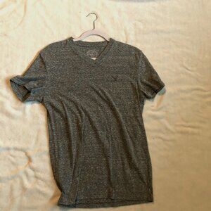American Eagle Small Light Gray V Neck T shirt AE Legend